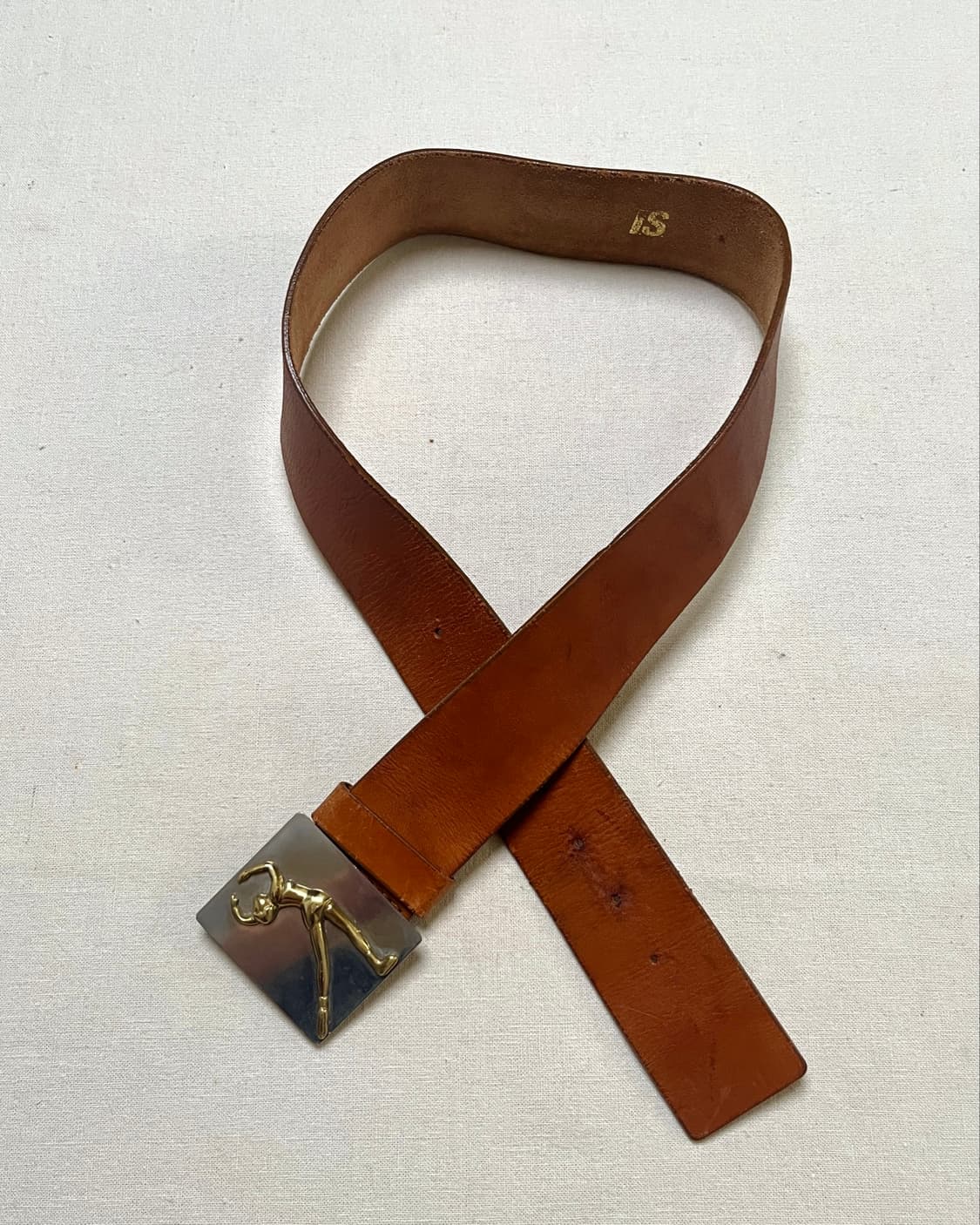 90s 이세이미야케 is 레더 벨트 issey miyake belt 상품이미지3