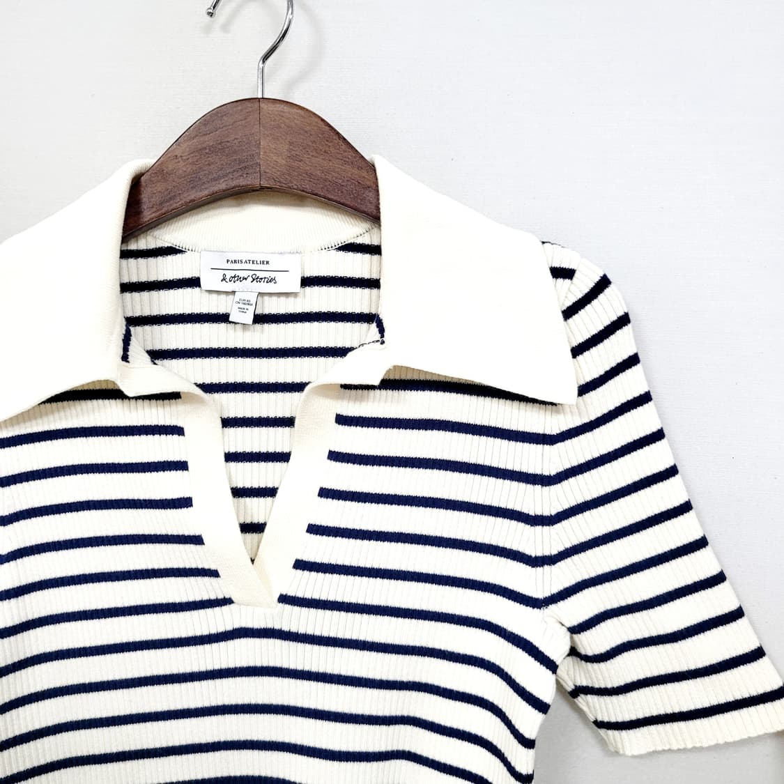 앤아더스토리즈 카라 골지니트 상품이미지2