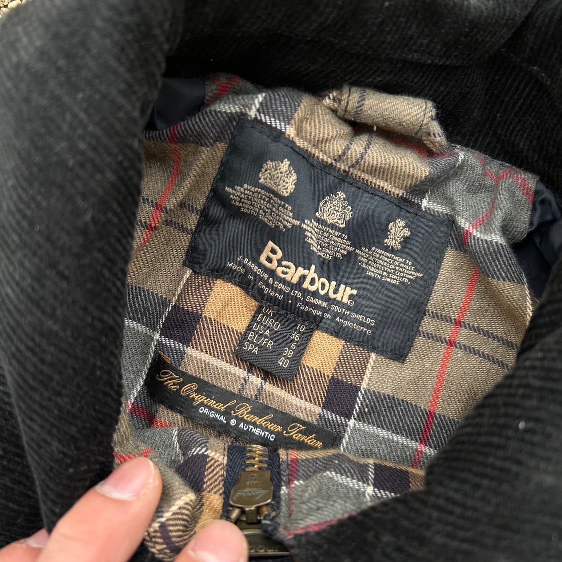 바버(barbour) 왁스 비드넬 자켓 상품이미지5