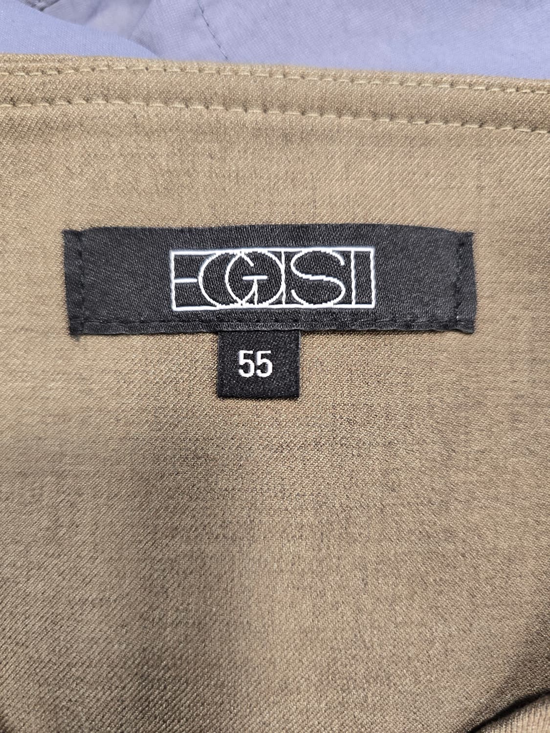 에고이스트 EGOSI 블루 스트라이프 레이스 롱 스커트 S(55) 상품이미지10