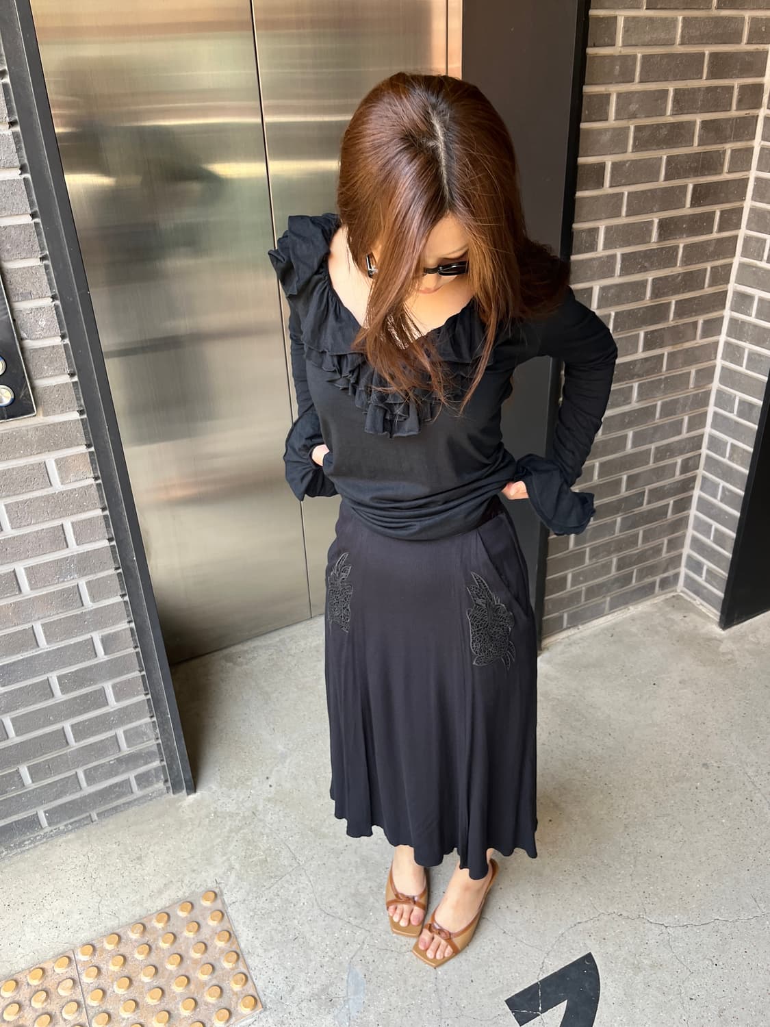 Toga pulla 토가 풀라 리프 스커트 상품이미지5