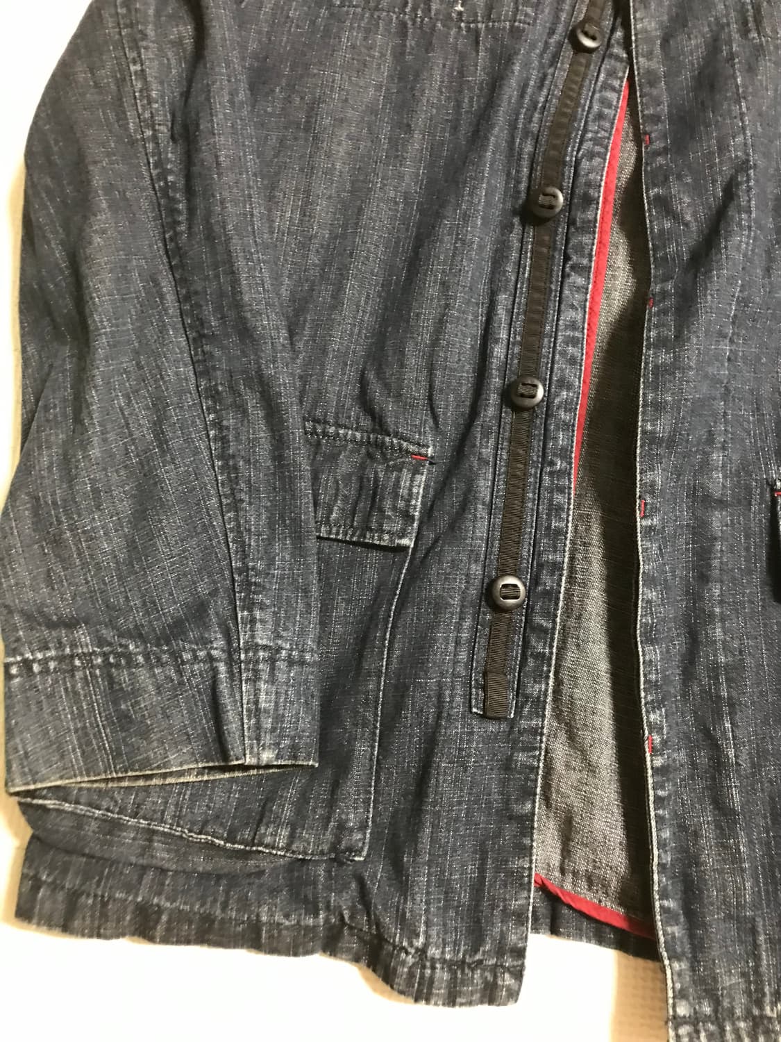 빈티지 데님 하프 자켓 상품이미지5