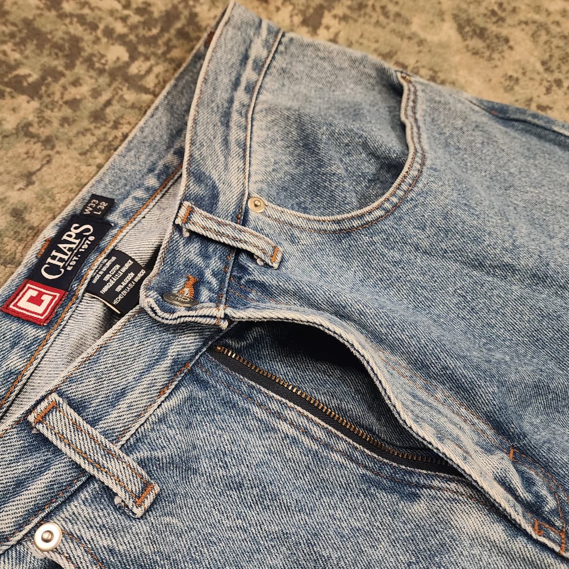 90s 제작 폴로 챕스로렌 데님팬츠 상품이미지4