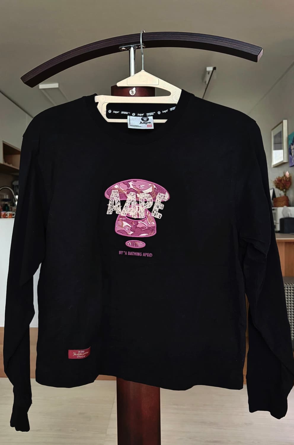 AAPE Bape 에이프 베이프 롱슬리브 티셔츠 xxs 사이즈 상품이미지2