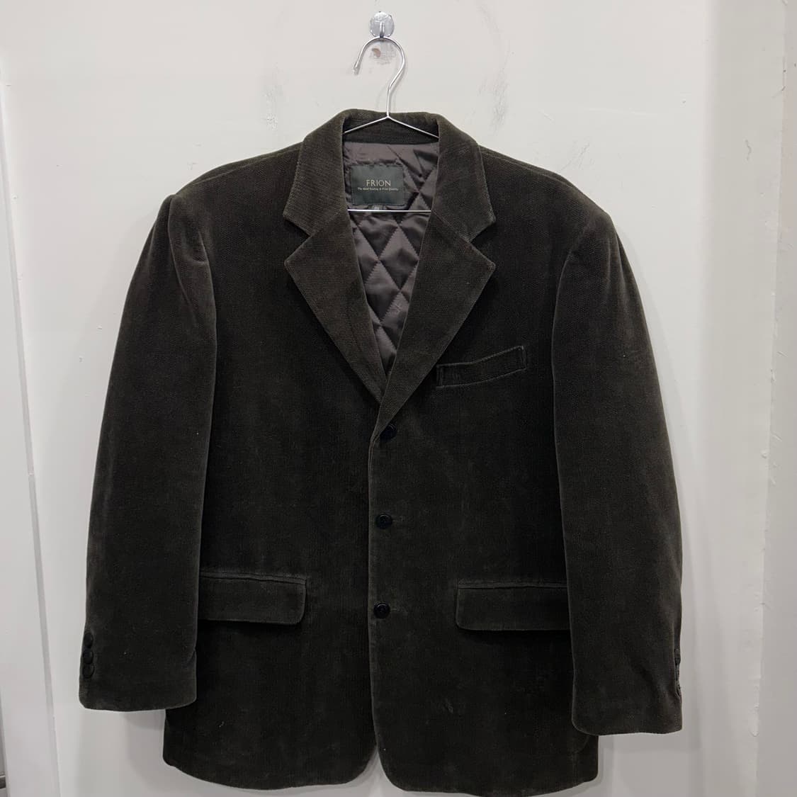 프리온 이너퀼팅 코듀로이 쓰리버튼 블레이져 상품이미지2