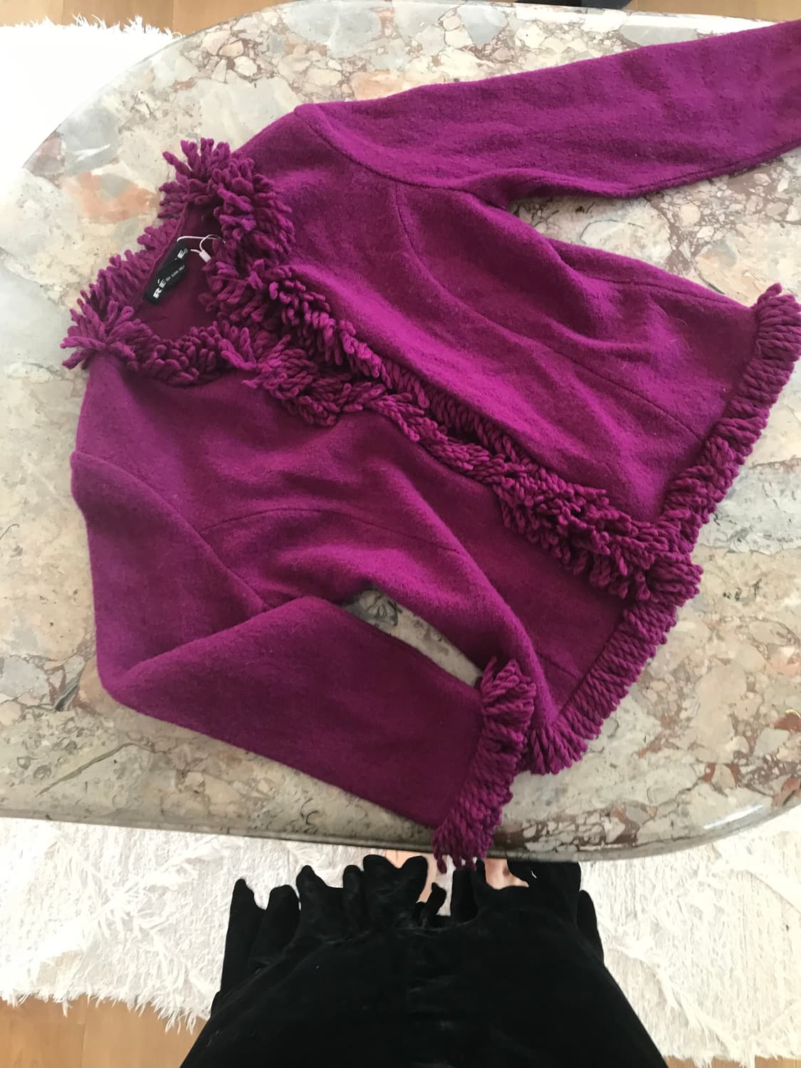 vintage fringe cardigan 상품이미지1