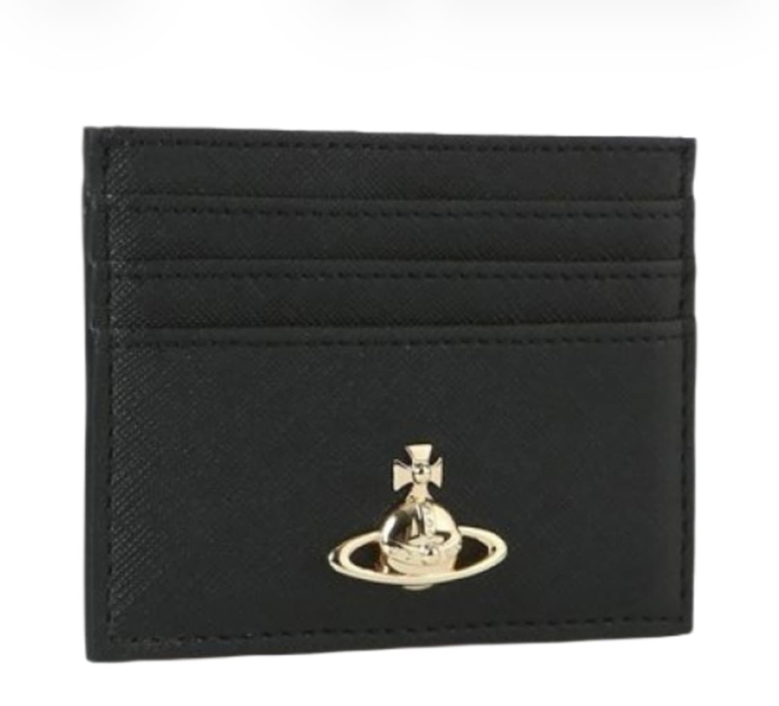 비비안웨스트우드 사피아노 플랫 카드 홀더 블랙 상품이미지3