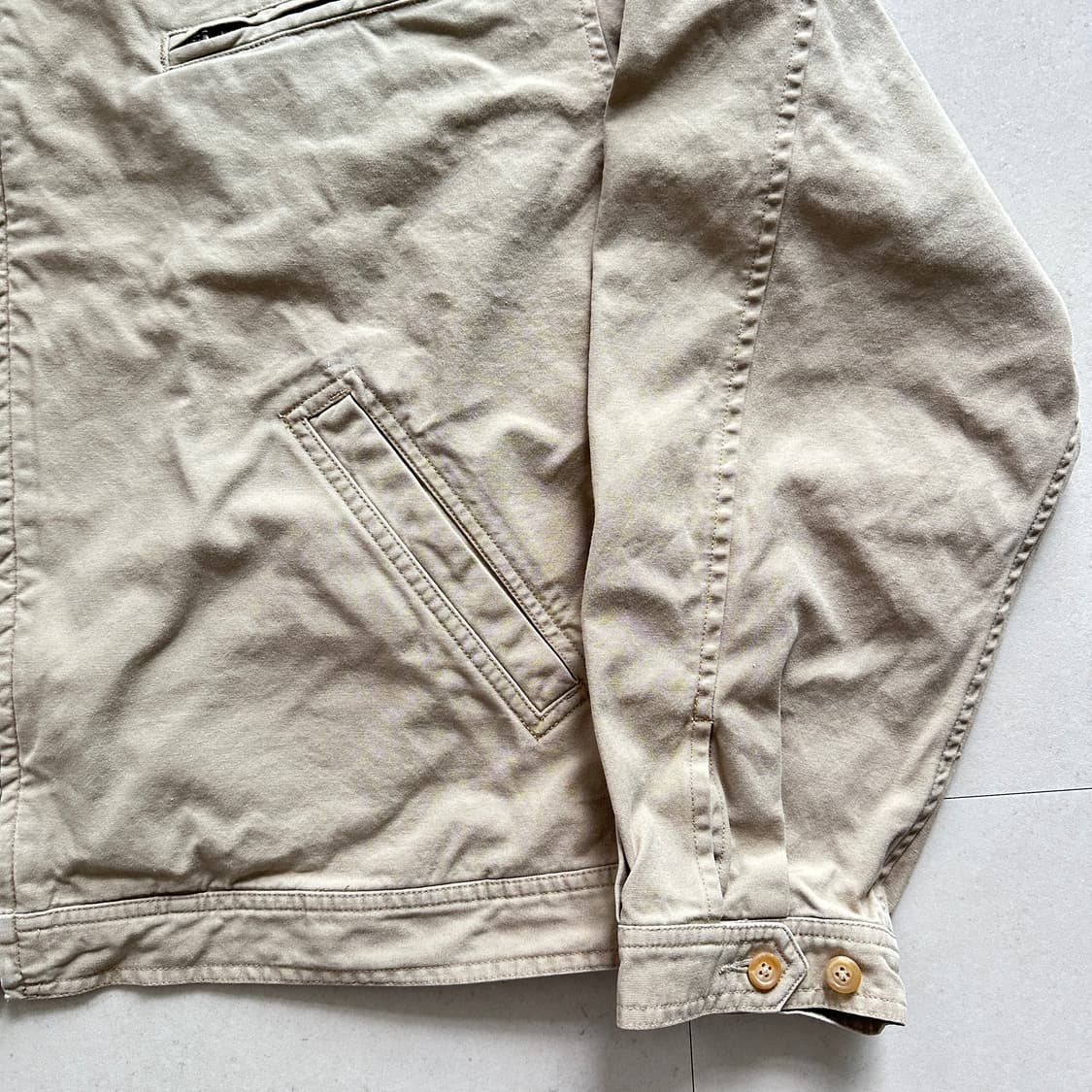 폴로 스포츠맨 빈티지 코듀로이 카라 디트로이트 헤링턴 캔버스 자켓 XL 상품이미지2