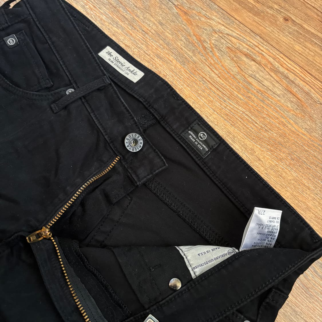 AG 미국 블랙진 27 모달 스판 앵클 스키니 수입 정품 상품이미지2