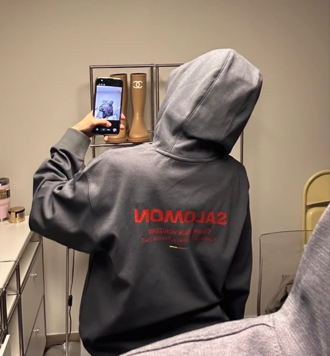 [새 상품] 살로몬 프라이머리 남녀공용 후디 m 상품이미지3