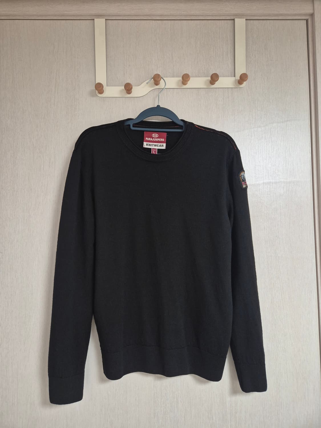 파라점퍼스 메리노울 니트 블랙 L 상품이미지1