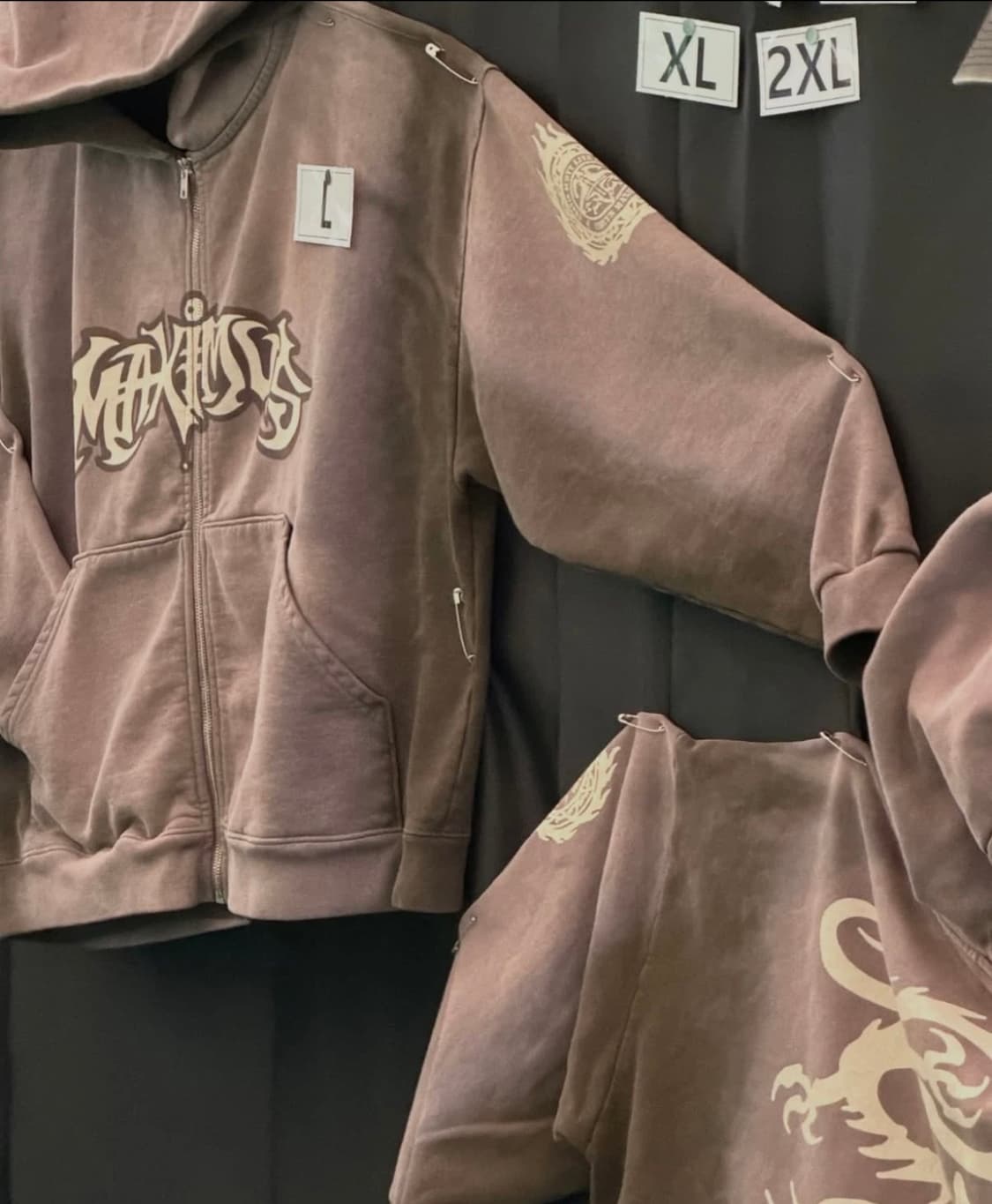 트래비스스캇 2025내한 머천후드집업(L) 상품이미지1