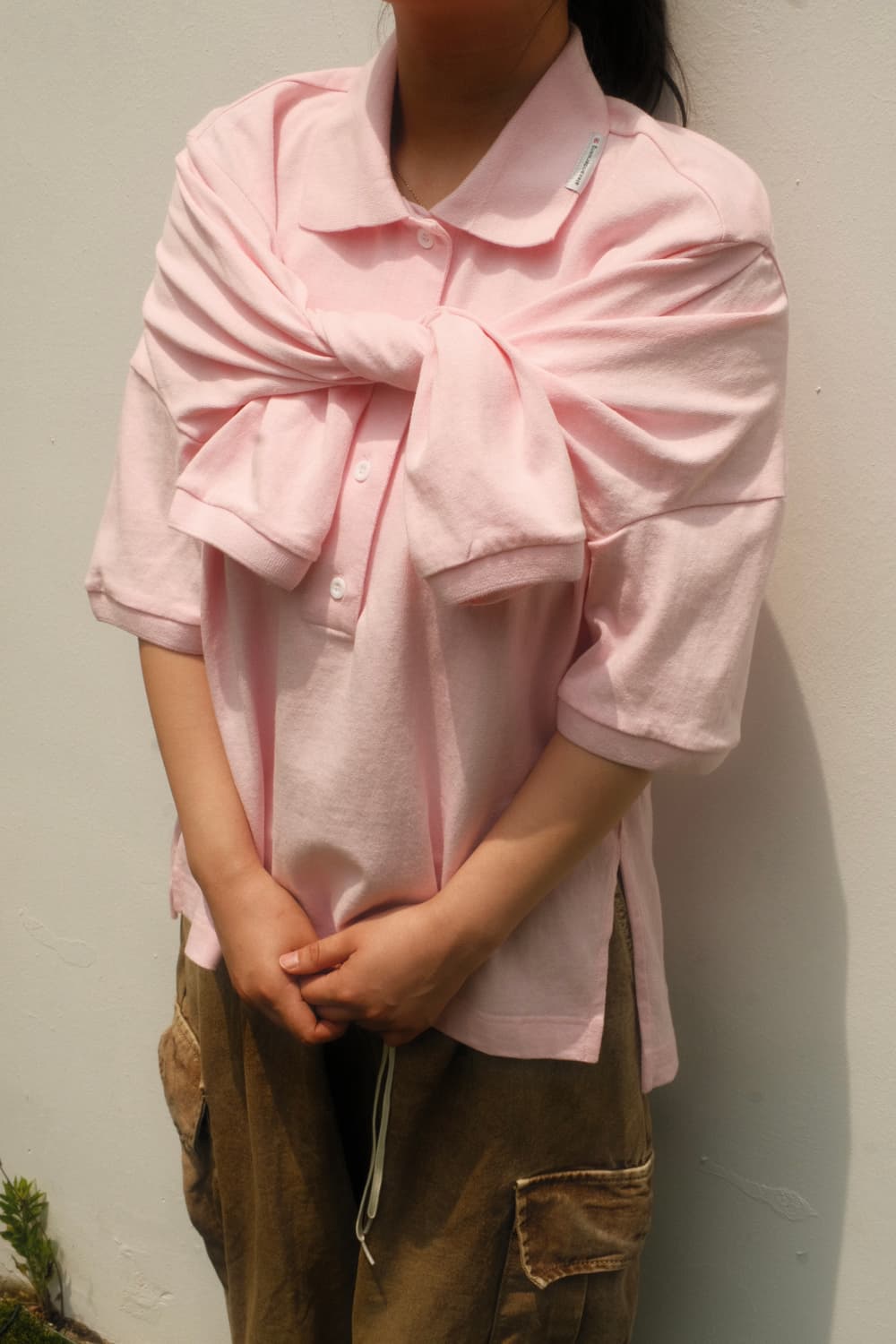 알렉산더왕 더블 슬리브 레이어드 카라 티셔츠  상품이미지1