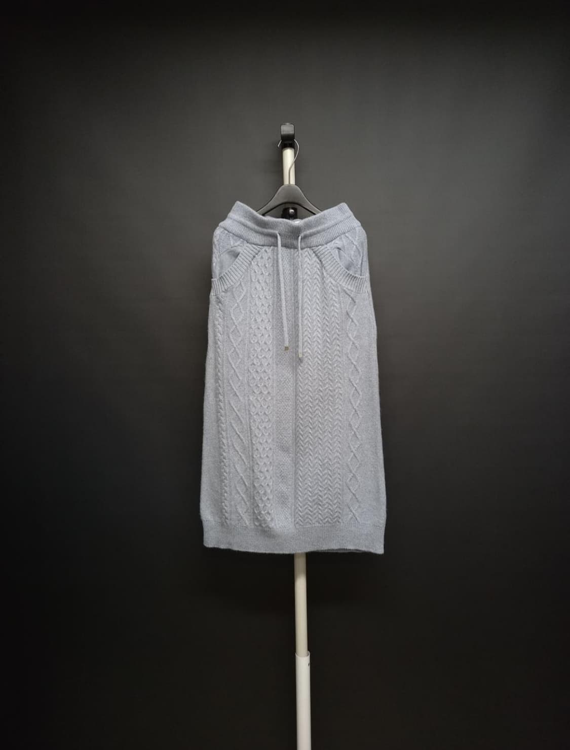 새 쏘울 SO WOOL 울 니트 롱 스커트 55 상품이미지1