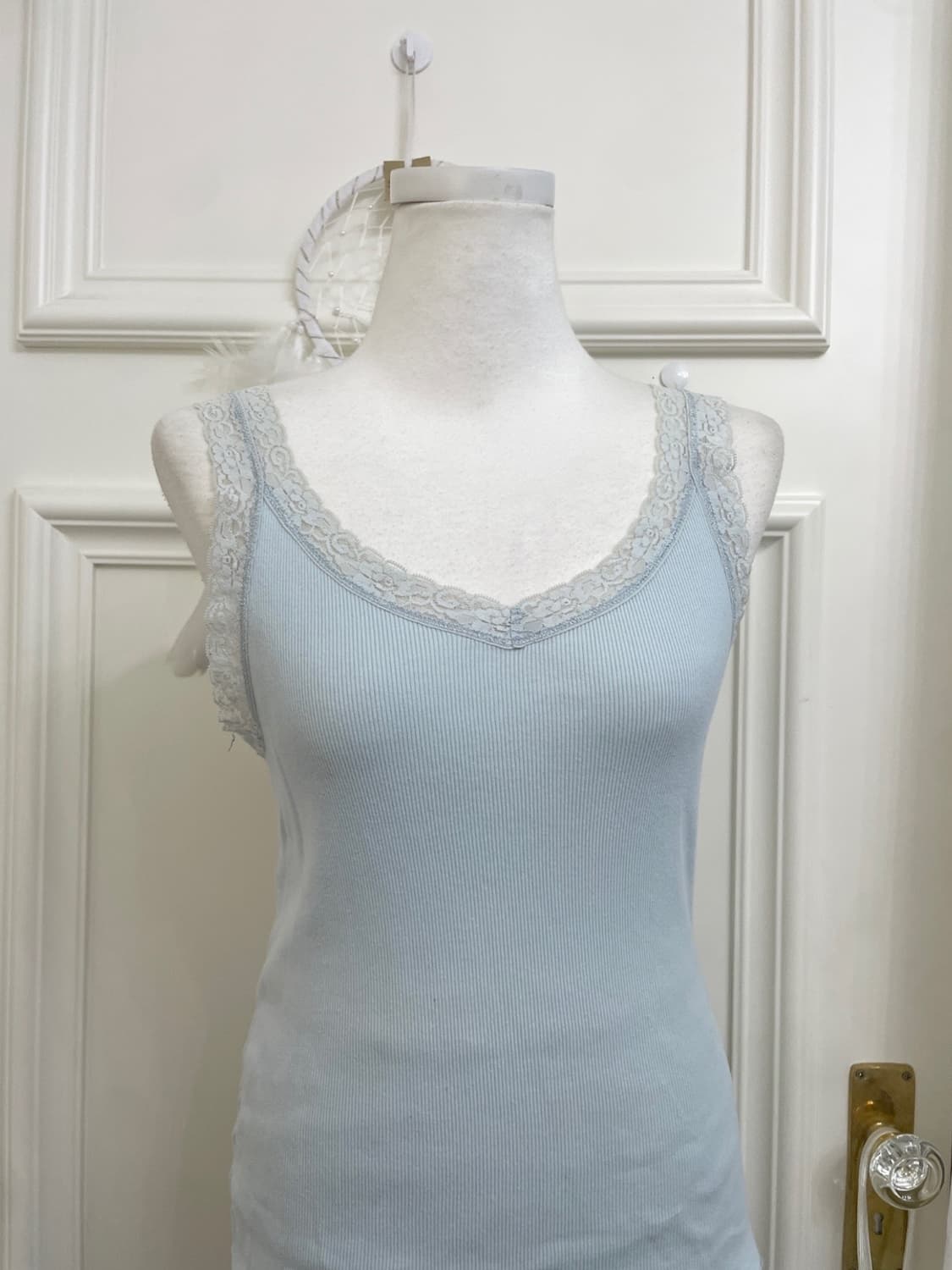 navy-sky blue argyle basic wool cardigan 상품이미지9