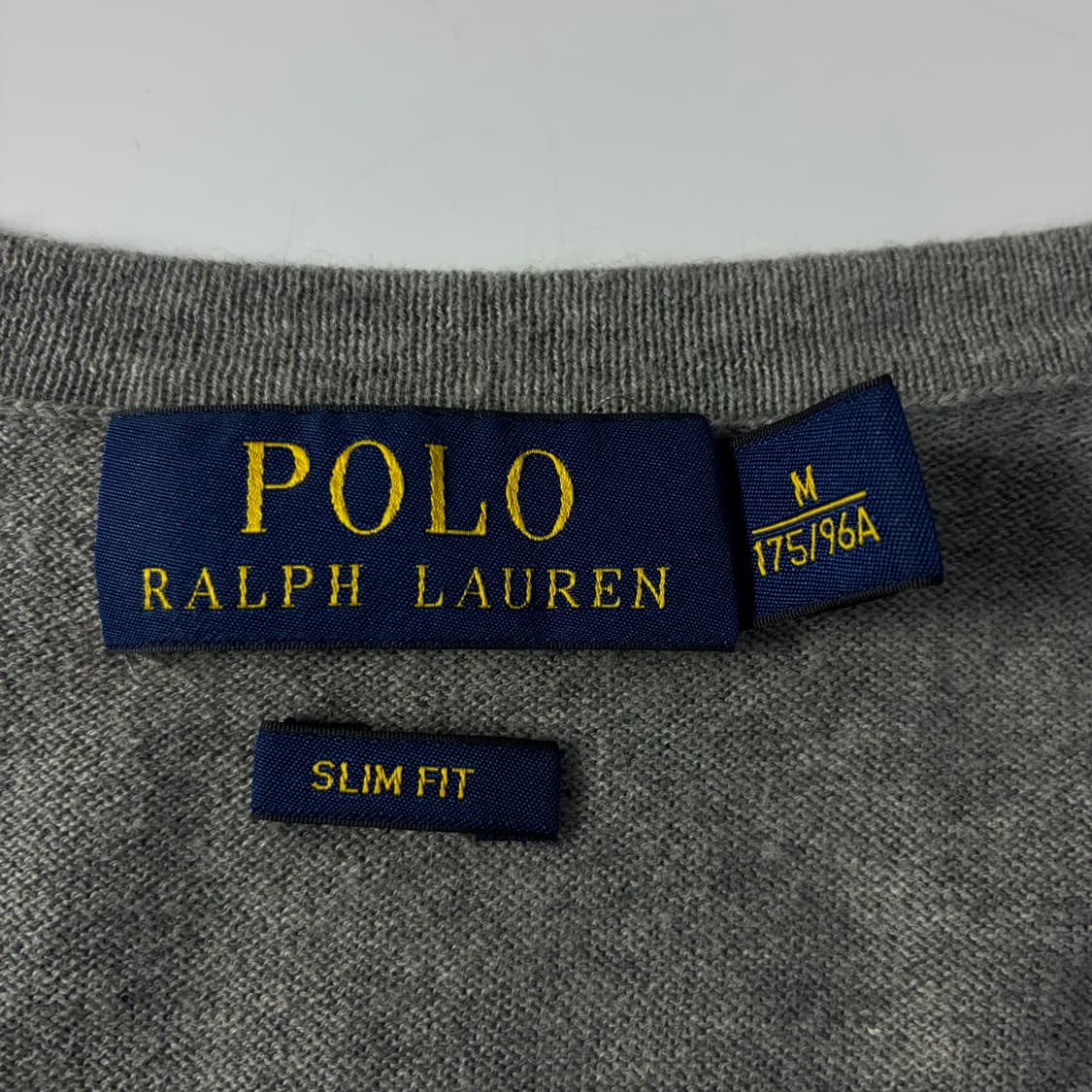 Polo  폴로 랄프로렌 자수 코튼 그레이 니트   상품이미지4