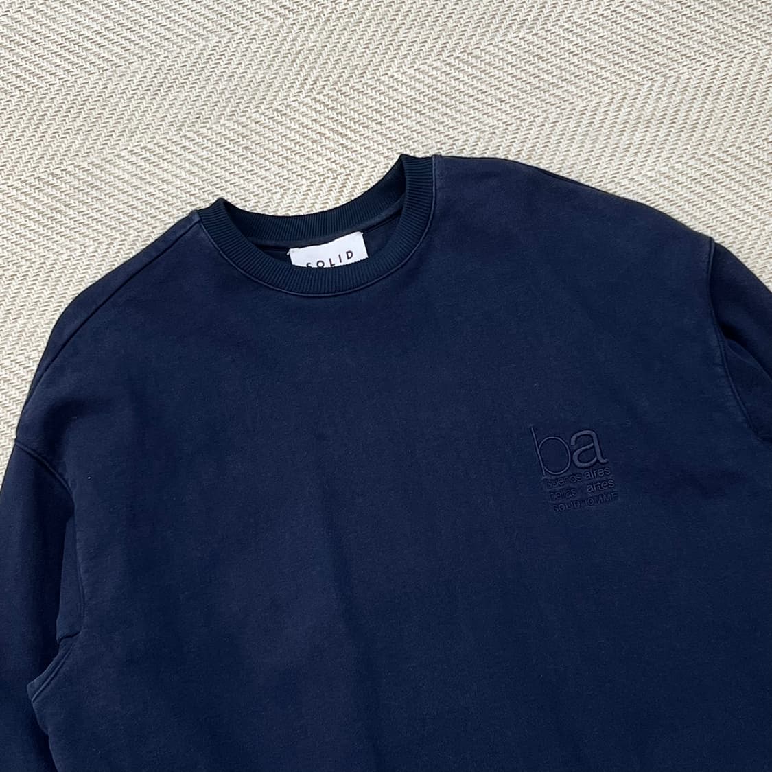 솔리드옴므 레이어드 스웻셔츠 r2288 상품이미지3