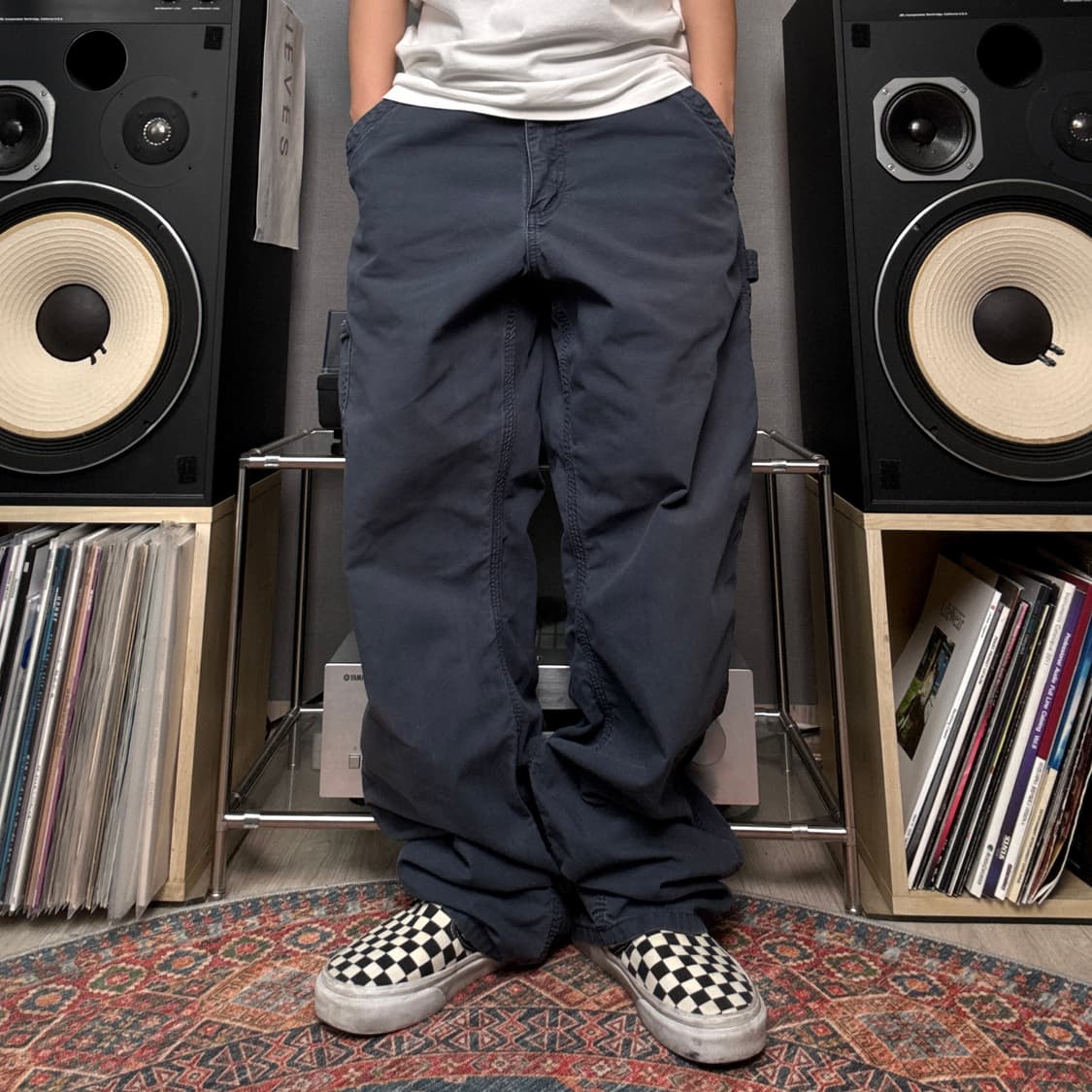 칼하트 가죽탭 카펜터팬츠 상품이미지2