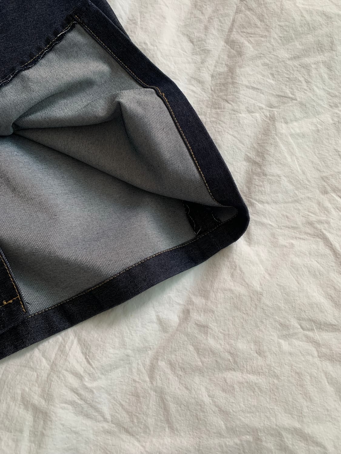 데님 미디 스커트 상품이미지5