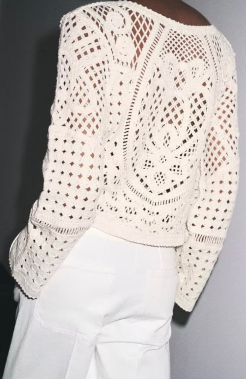 ZARA 자라 크로셰 니트 탑 상품이미지4