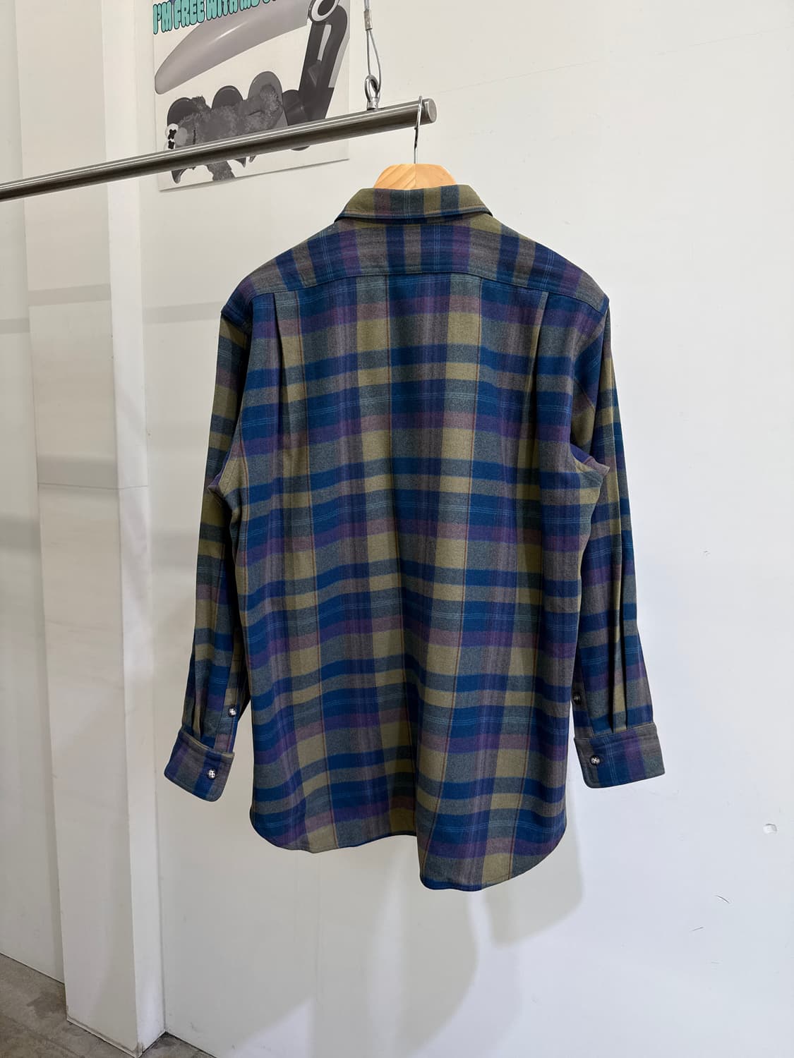 THE NORTH FACE (Made in Japan) 울 체크 셔츠 상품이미지5