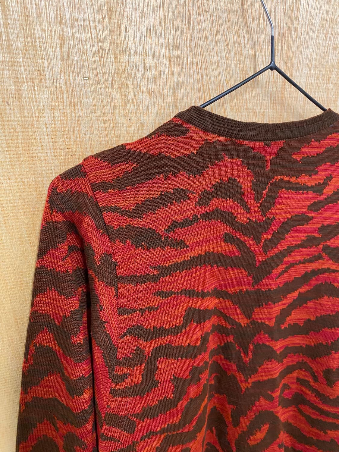 80s YVES SAINT LAURENT zebra cardigan 상품이미지4
