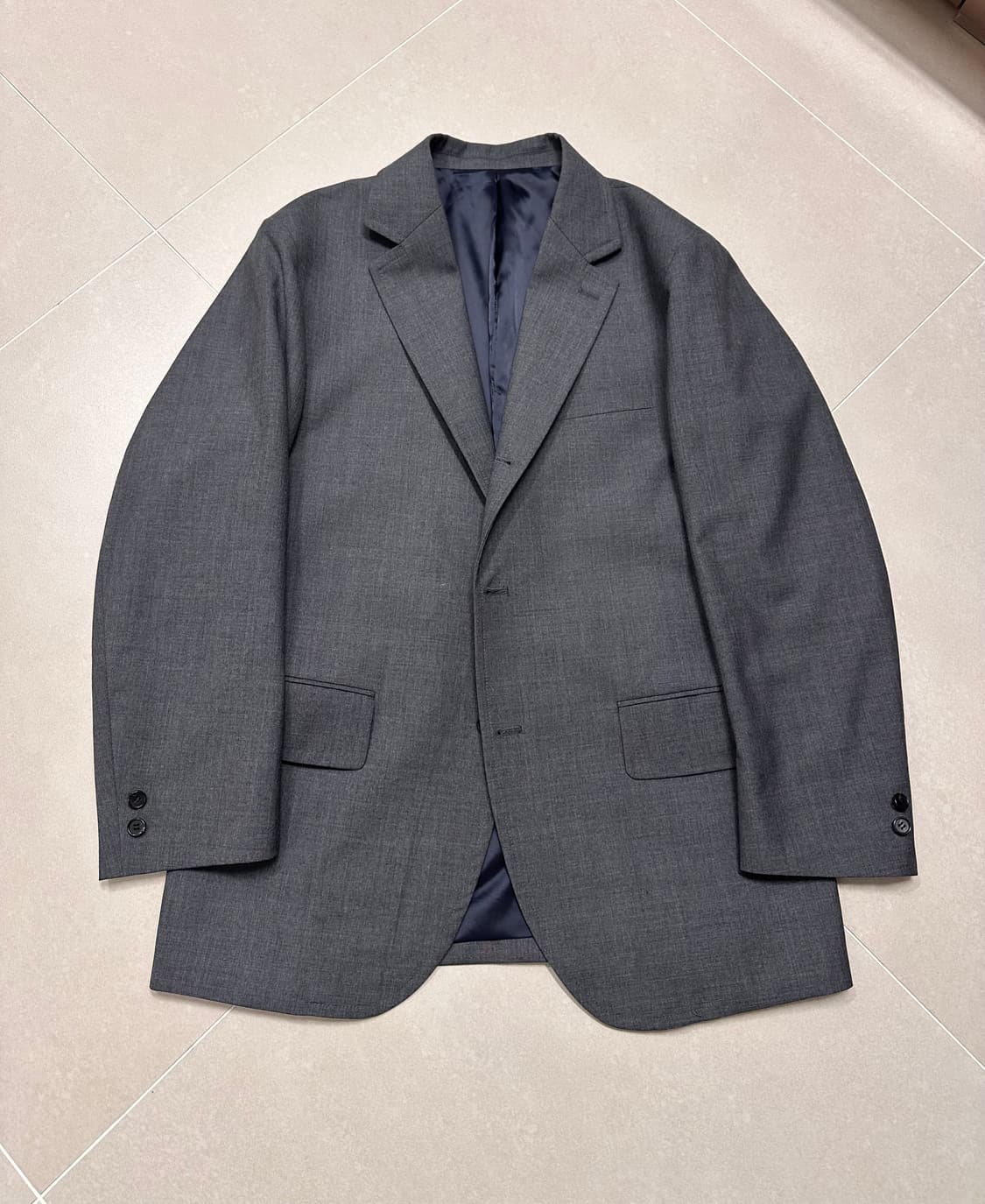 리넥츠 브라운오씨 그레이 셋업 3/4 사이즈 상품이미지2