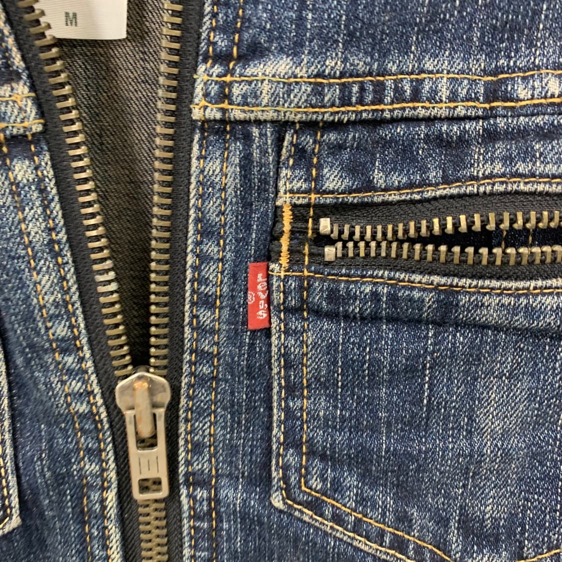 리바이스 y2k 와투케 데님 집업 자켓  상품이미지5