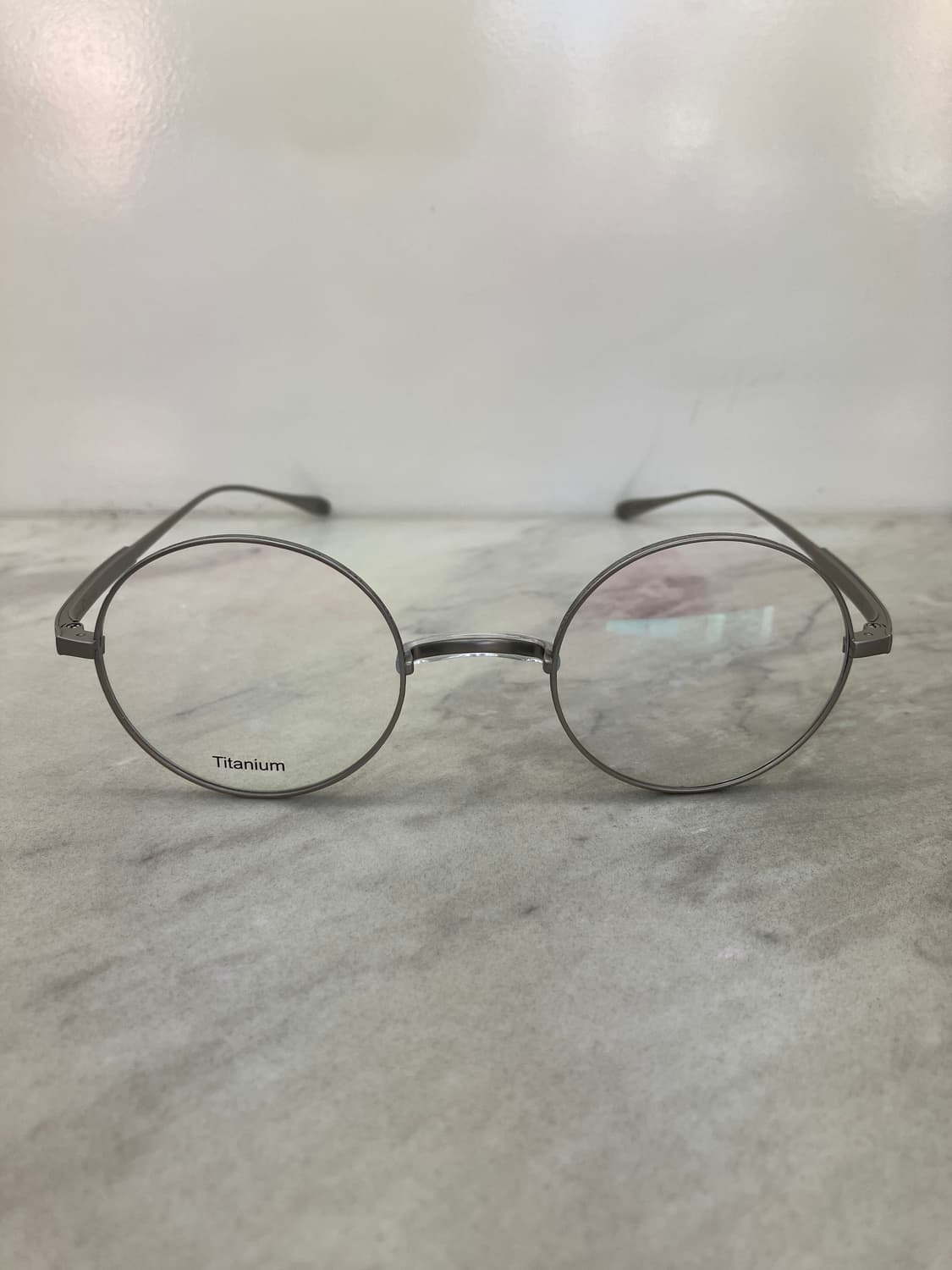 경성 京城 1907 티타늄 무광 실버 새들노즈 메탈테 클래식 안경 상품이미지6