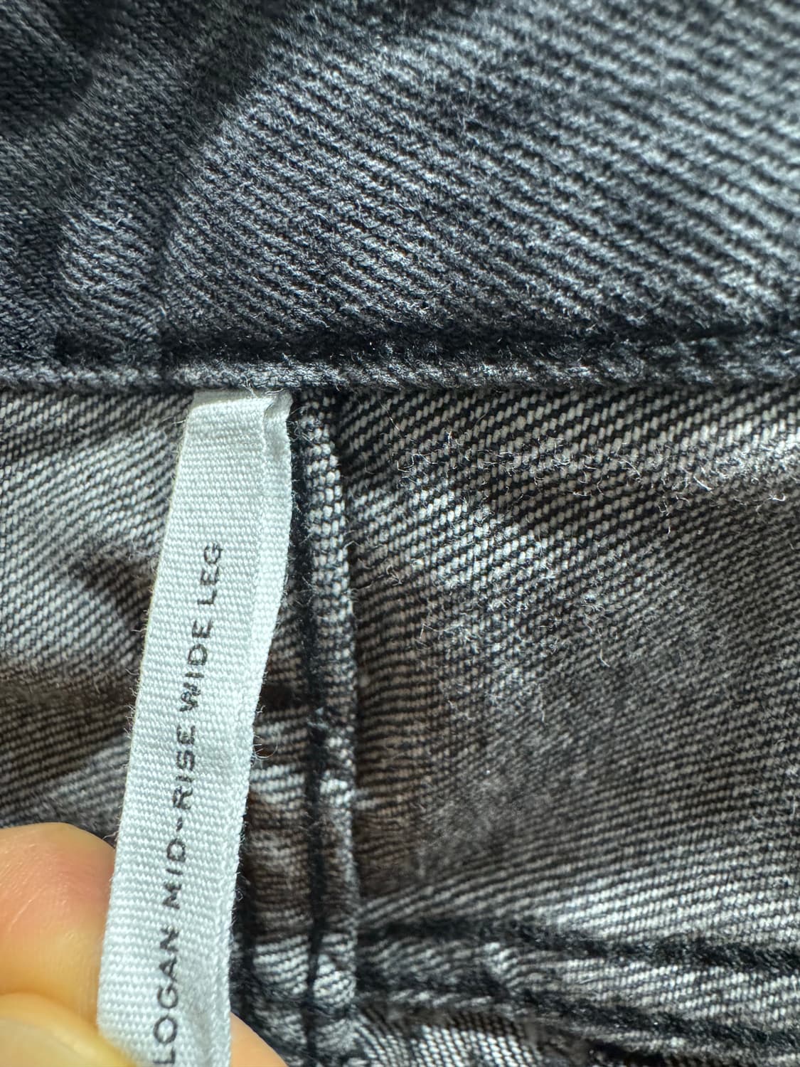 랙앤본 로건 미드라이즈 와이드 진 상품이미지5