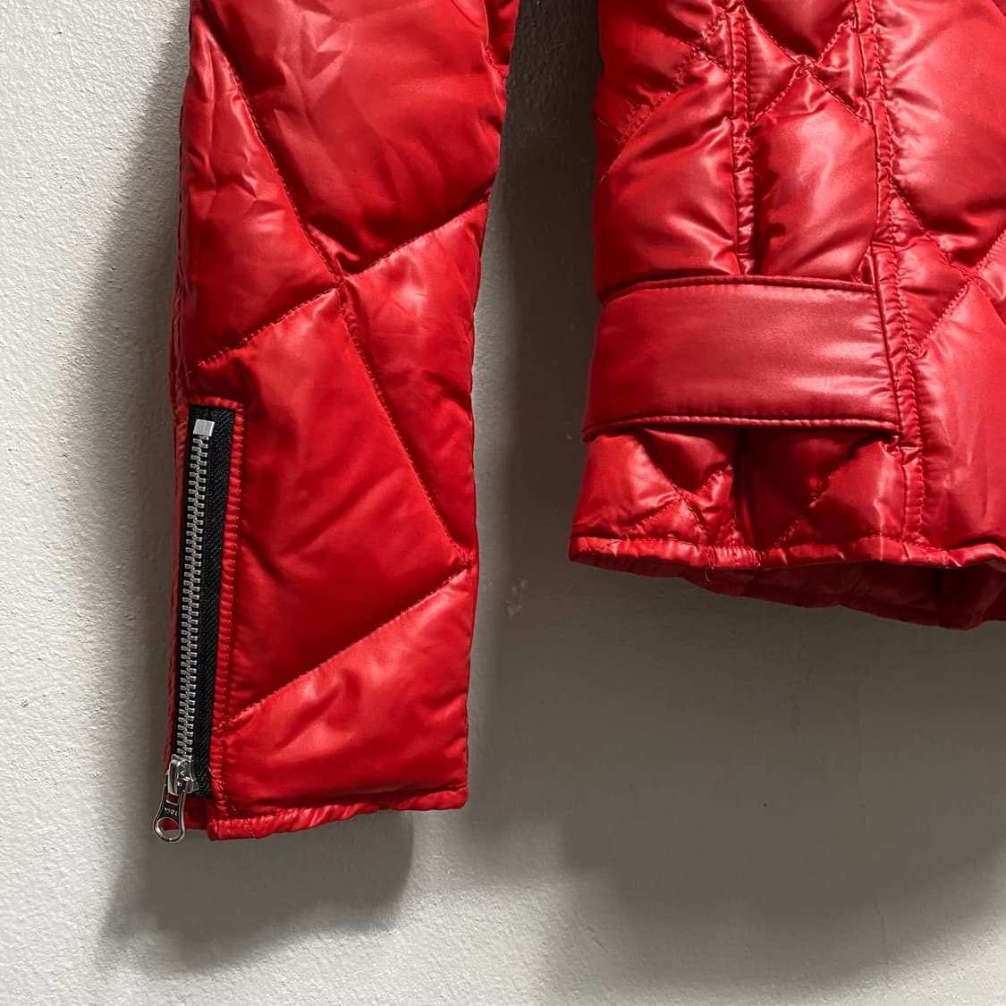 꼼데가르송 퀼팅 구스다운 패딩 라이더 자켓 상품이미지8