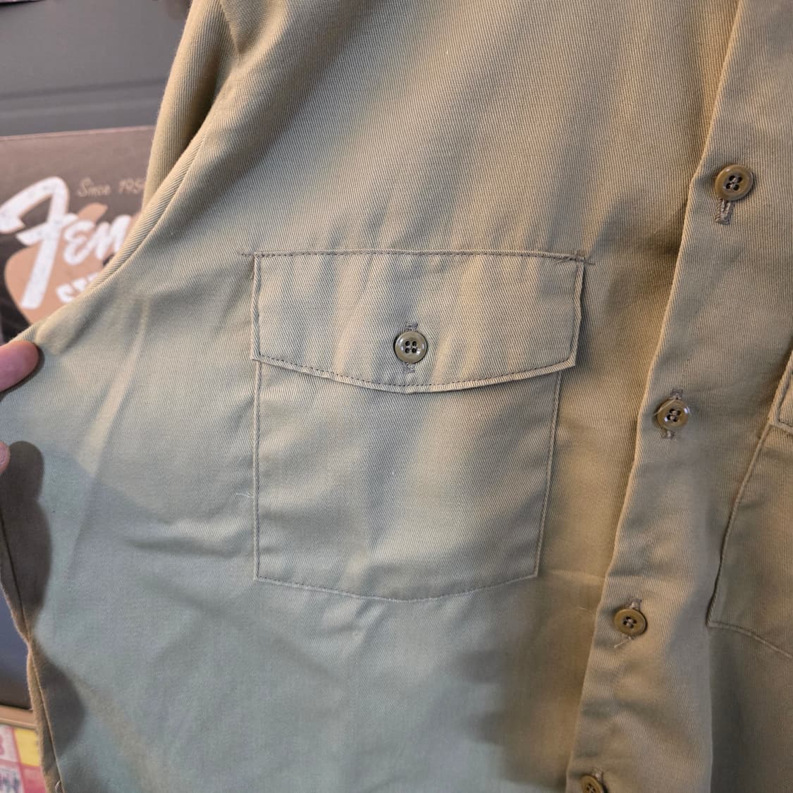 디키즈 USA 오리지널 워크웨어 셔츠 상품이미지5