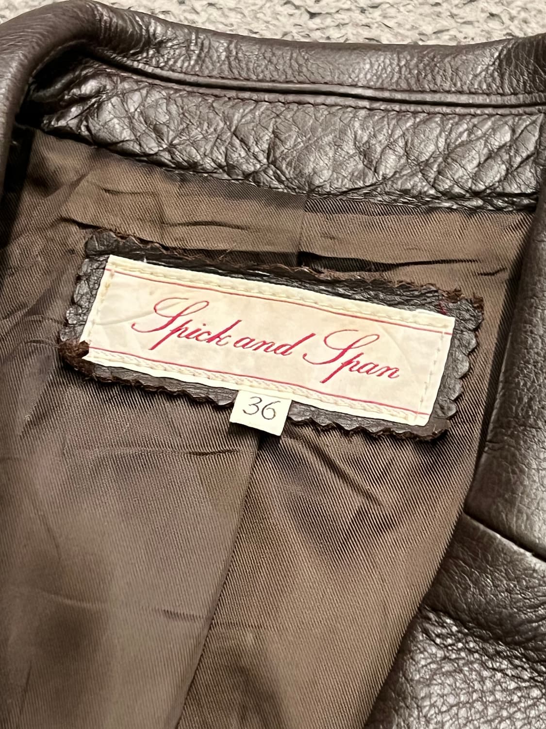 JPN 빈티지 소가죽 자켓 처분  상품이미지3