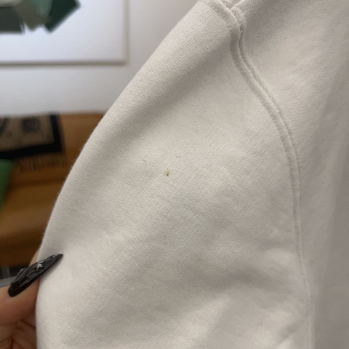 산드로 빈티지 키치 털실캐릭터 기모 후드티 105 C08527 상품이미지9