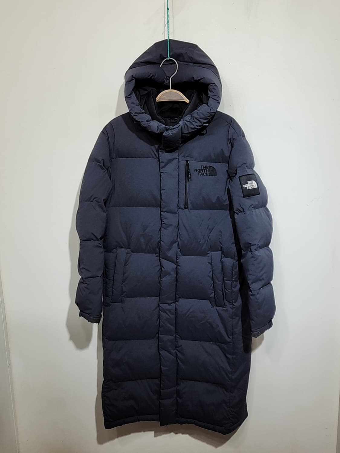 (M) 노스페이스 거위털 롱패딩 점퍼 후드 구스다운 패딩코트  상품이미지1