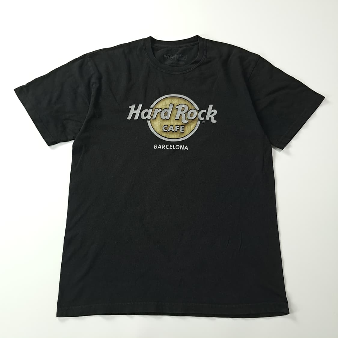 CK402 L 하드락카페 바르셀로나 블랙 반팔 티셔츠 상품이미지1