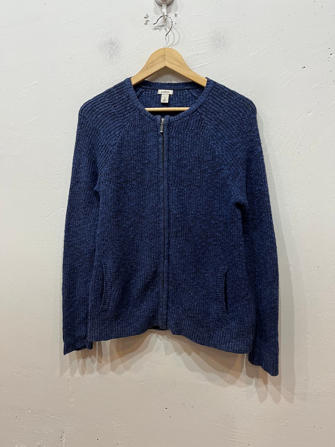 엘엘빈 코튼 니트집업 우먼즈 상품이미지1