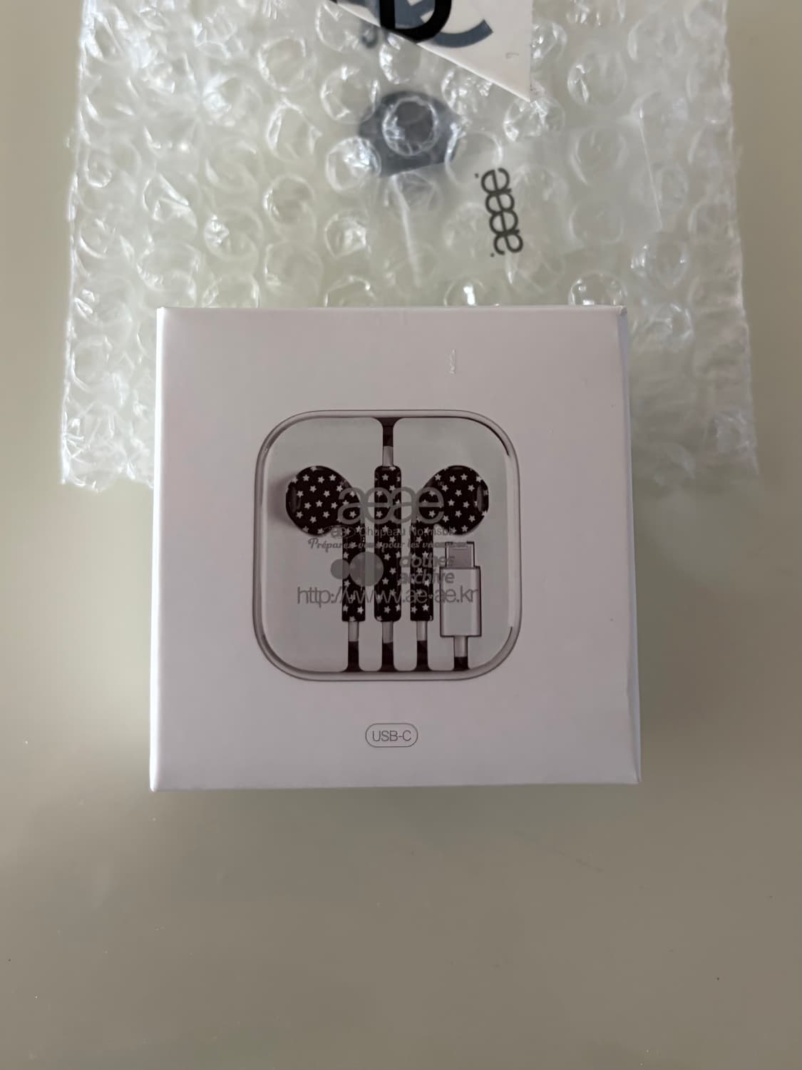 aeae 줄이어폰 블랙 C타입 상품이미지2