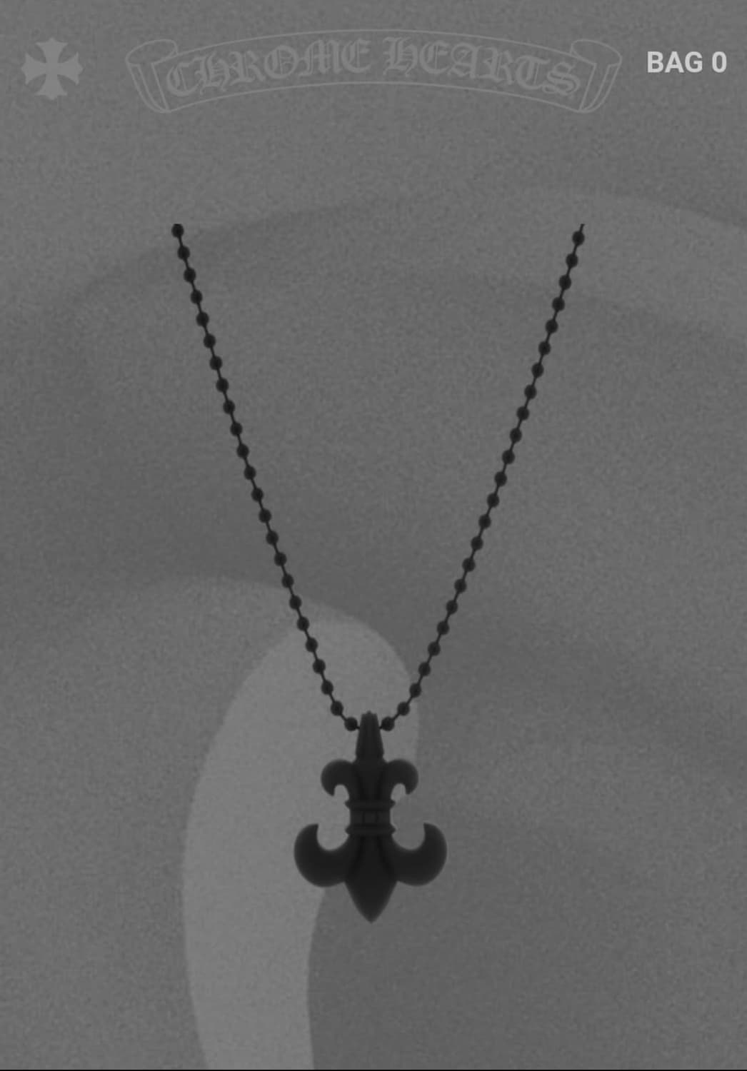 크롬하츠 실리크롬 플레어 펜던트 상품이미지1