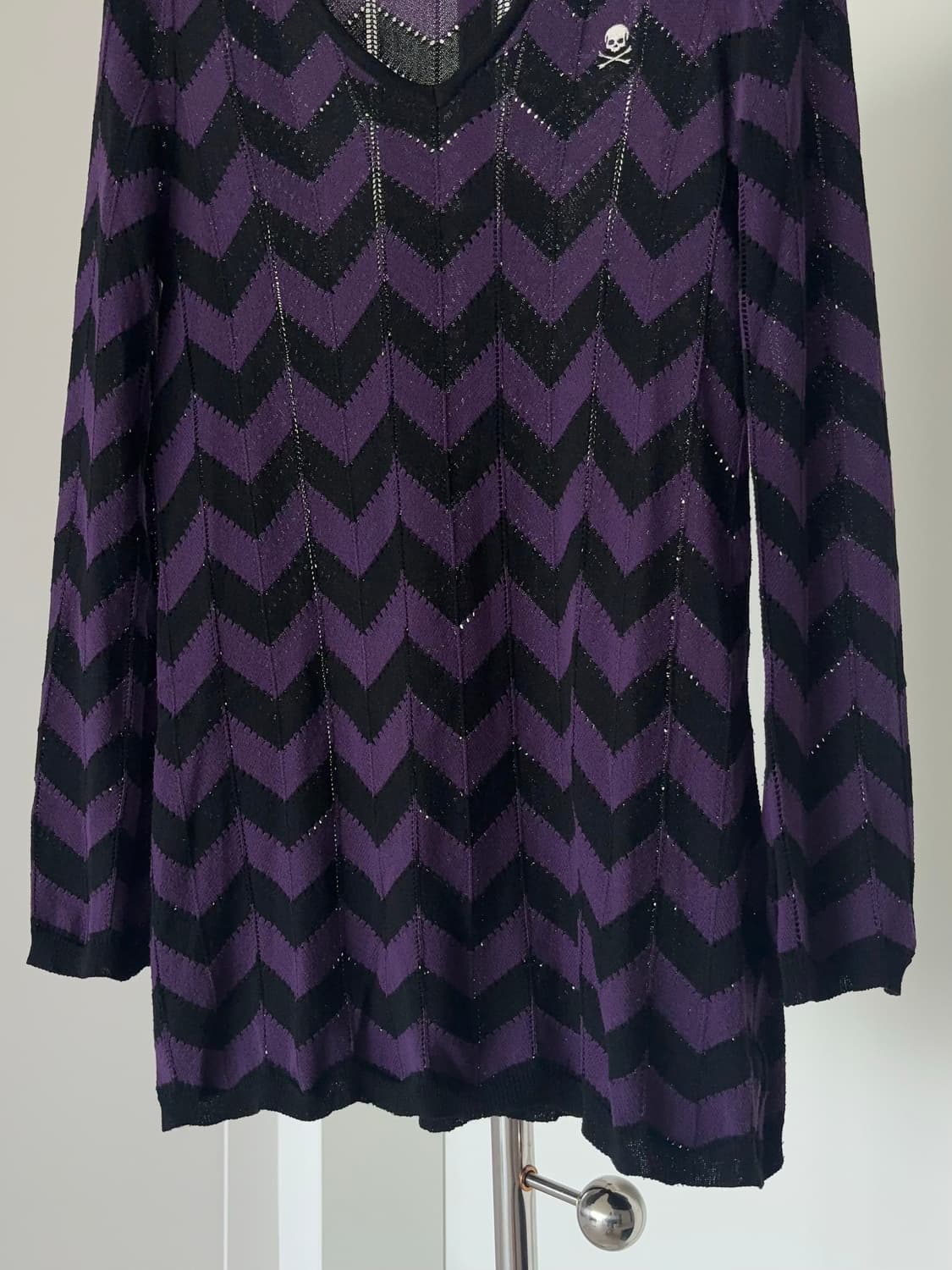 스트라이프 니트 원피스 상품이미지4