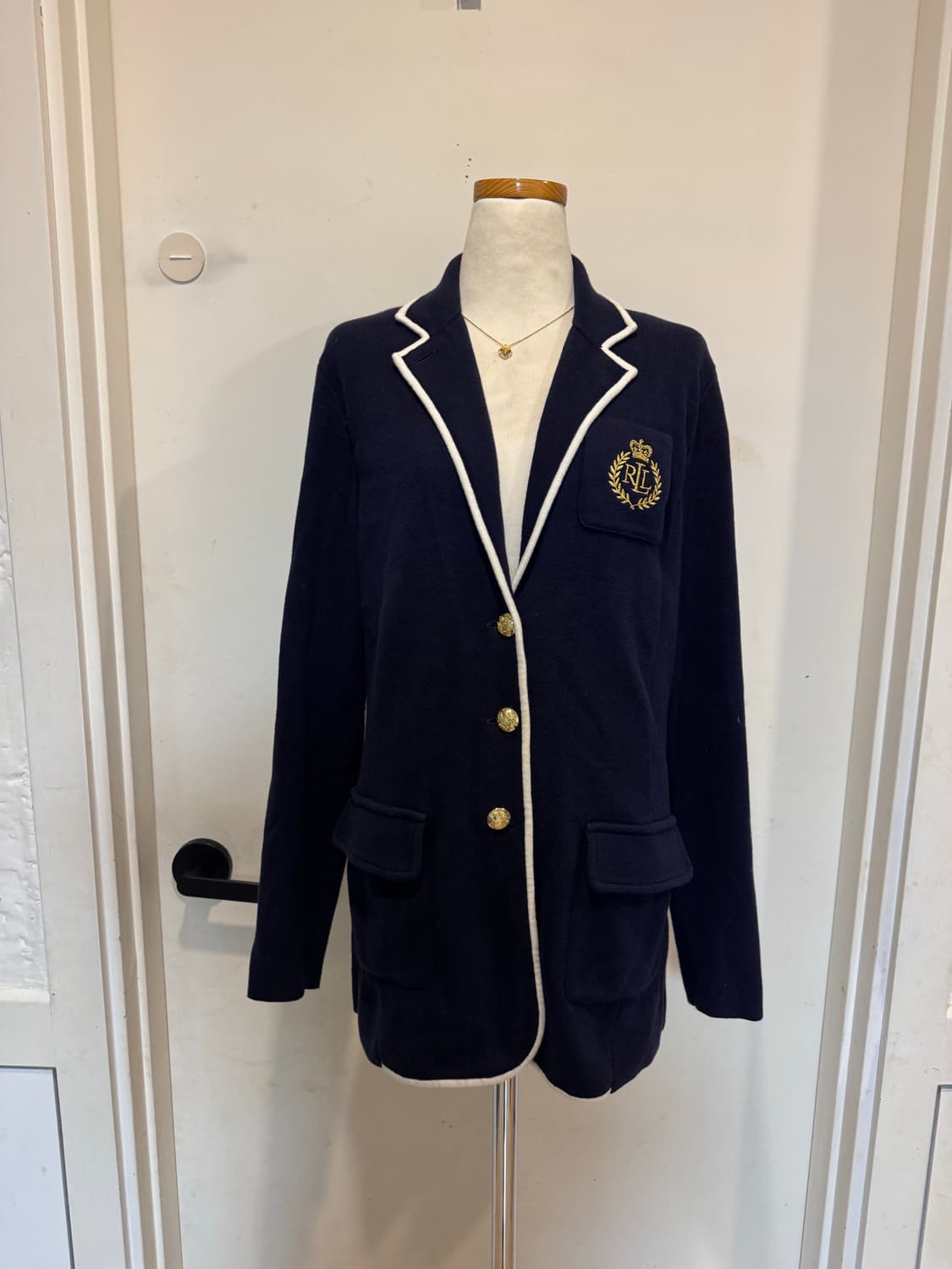 로렌랄프로렌 코튼 니트 자켓 상품이미지1