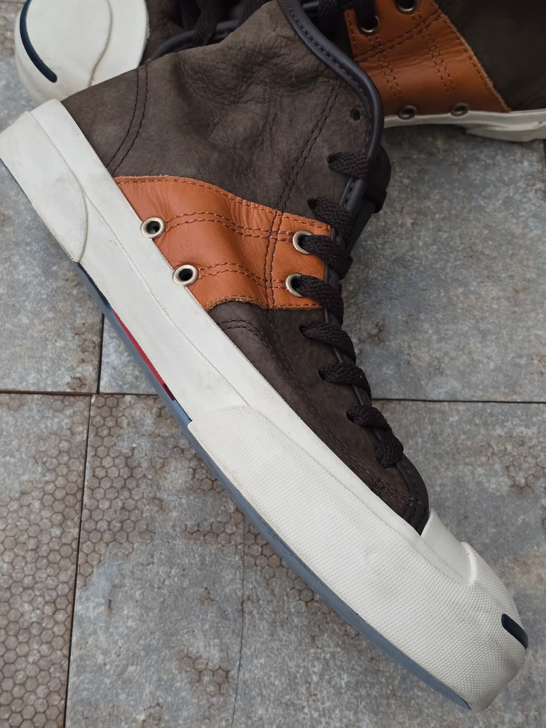 (260)컨버스 잭퍼셀 레더 하이  상품이미지5