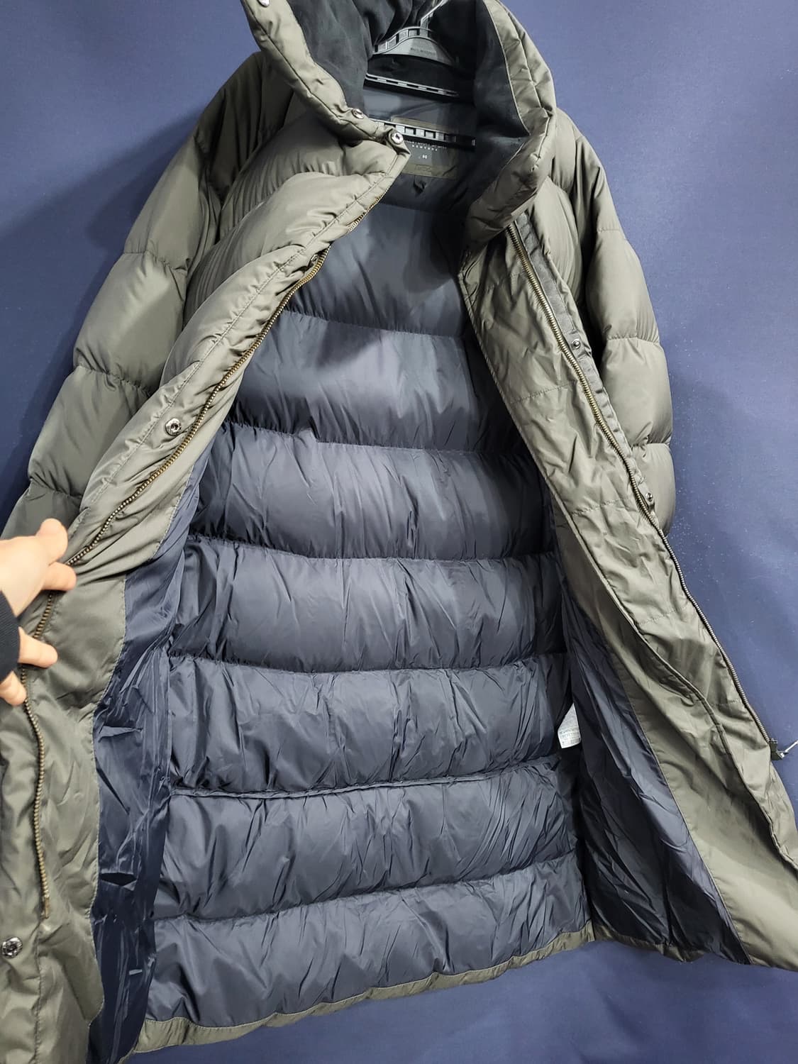 질스튜어트 다운 넥 롱패딩 상품이미지6