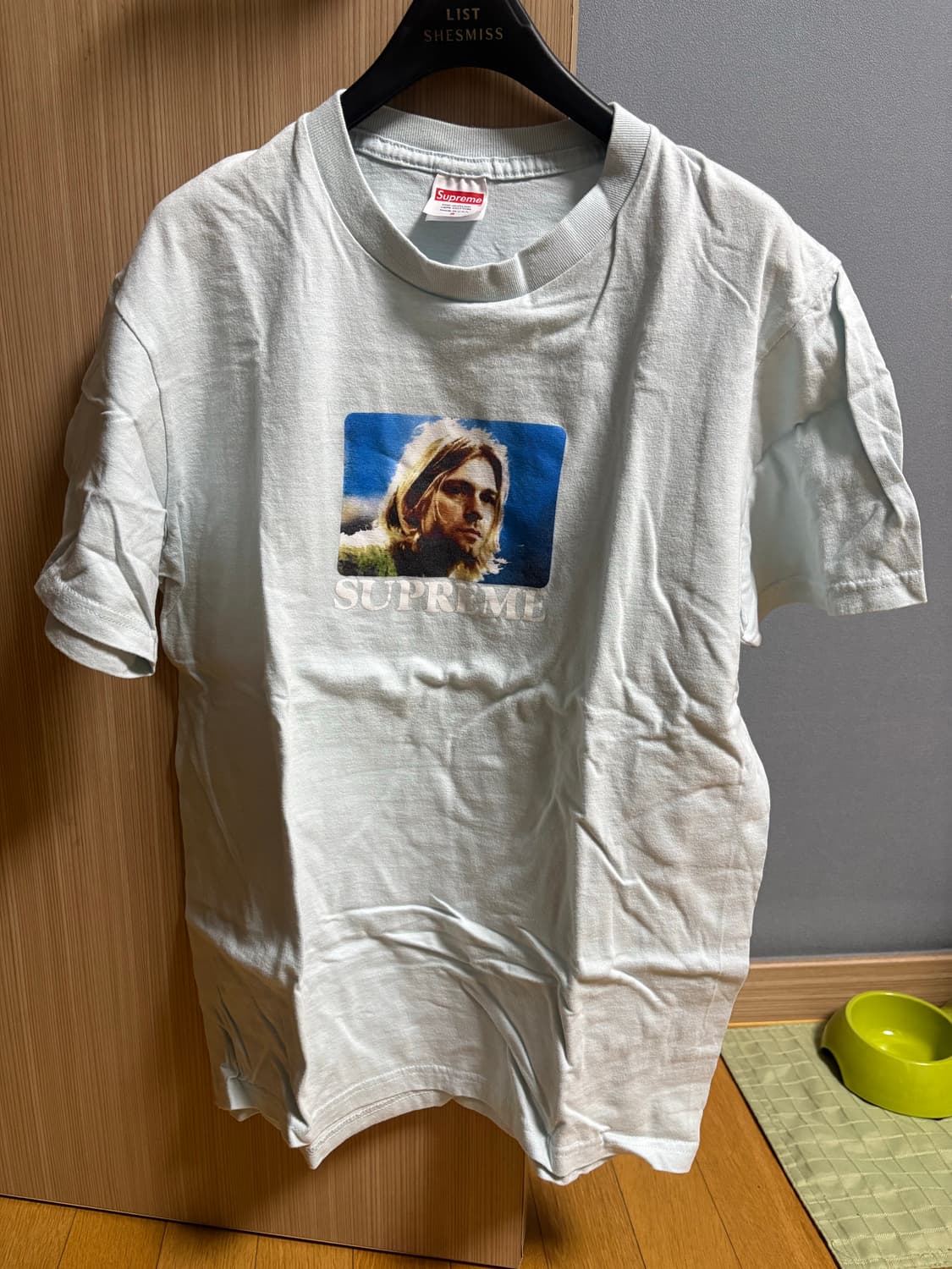 슈프림 커트 코베인 티셔츠 페일 블루 s 상품이미지2