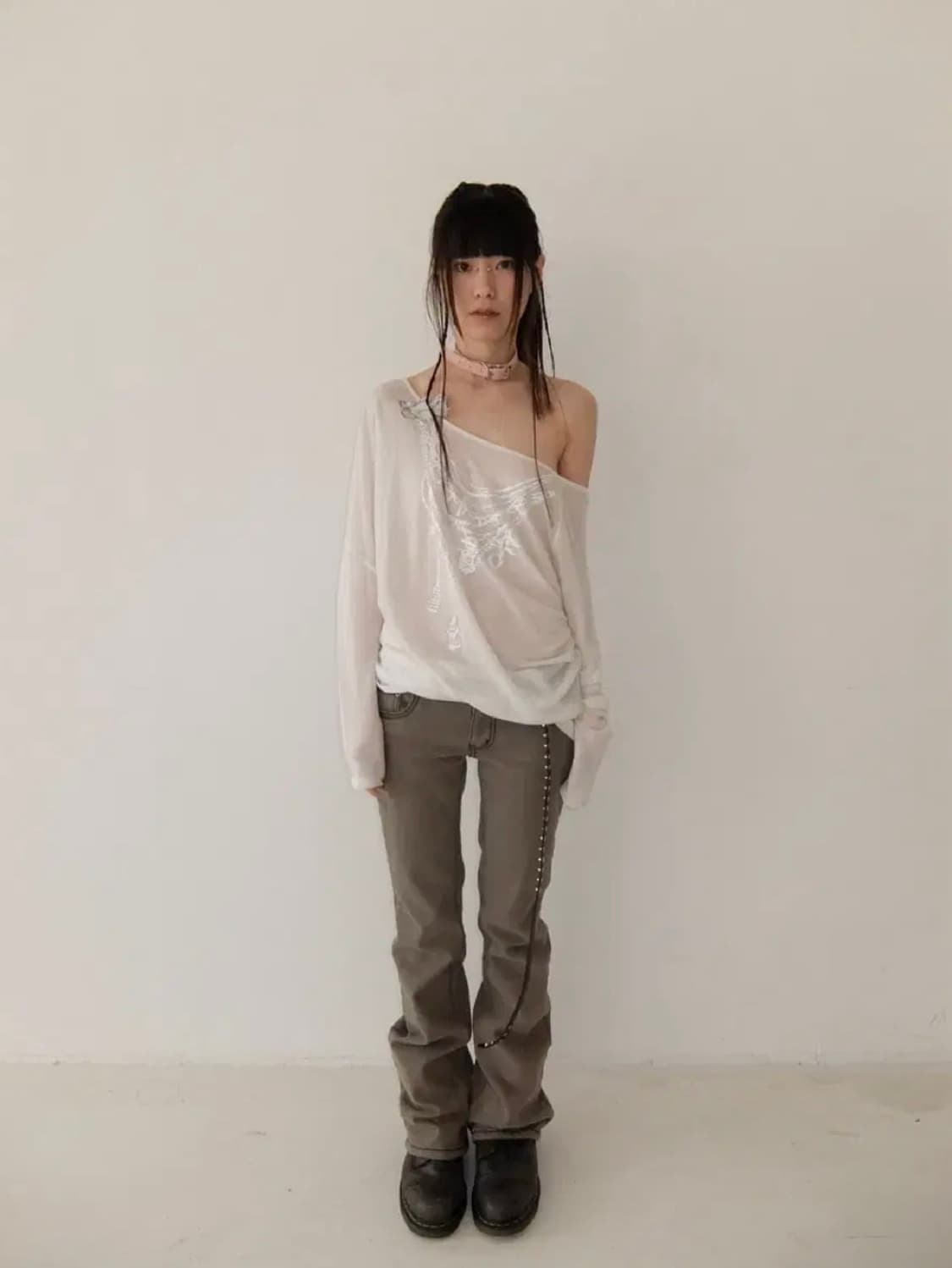 샵페어리) Totem Chain Graphic T-Shirt CR F 상품이미지1