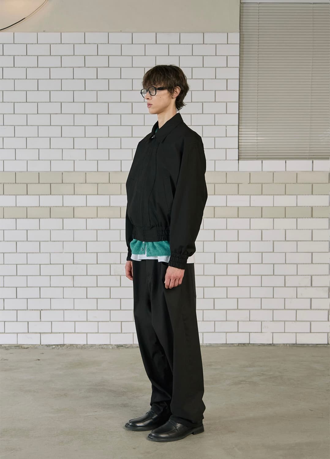 STU Cut off Patch Jacket Black 상품이미지3