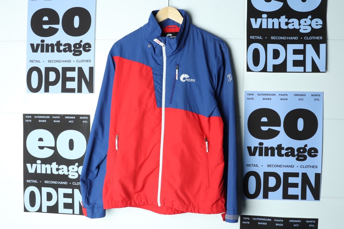 (L-XL) 네파 집업 바람막이 점퍼자켓 등산 레드 블루-H31272 상품이미지2