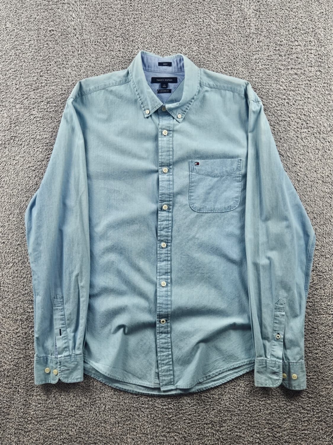 타미힐피거 인디고 데님 커스텀핏 포켓 셔츠 ( L ) / 11010 상품이미지2