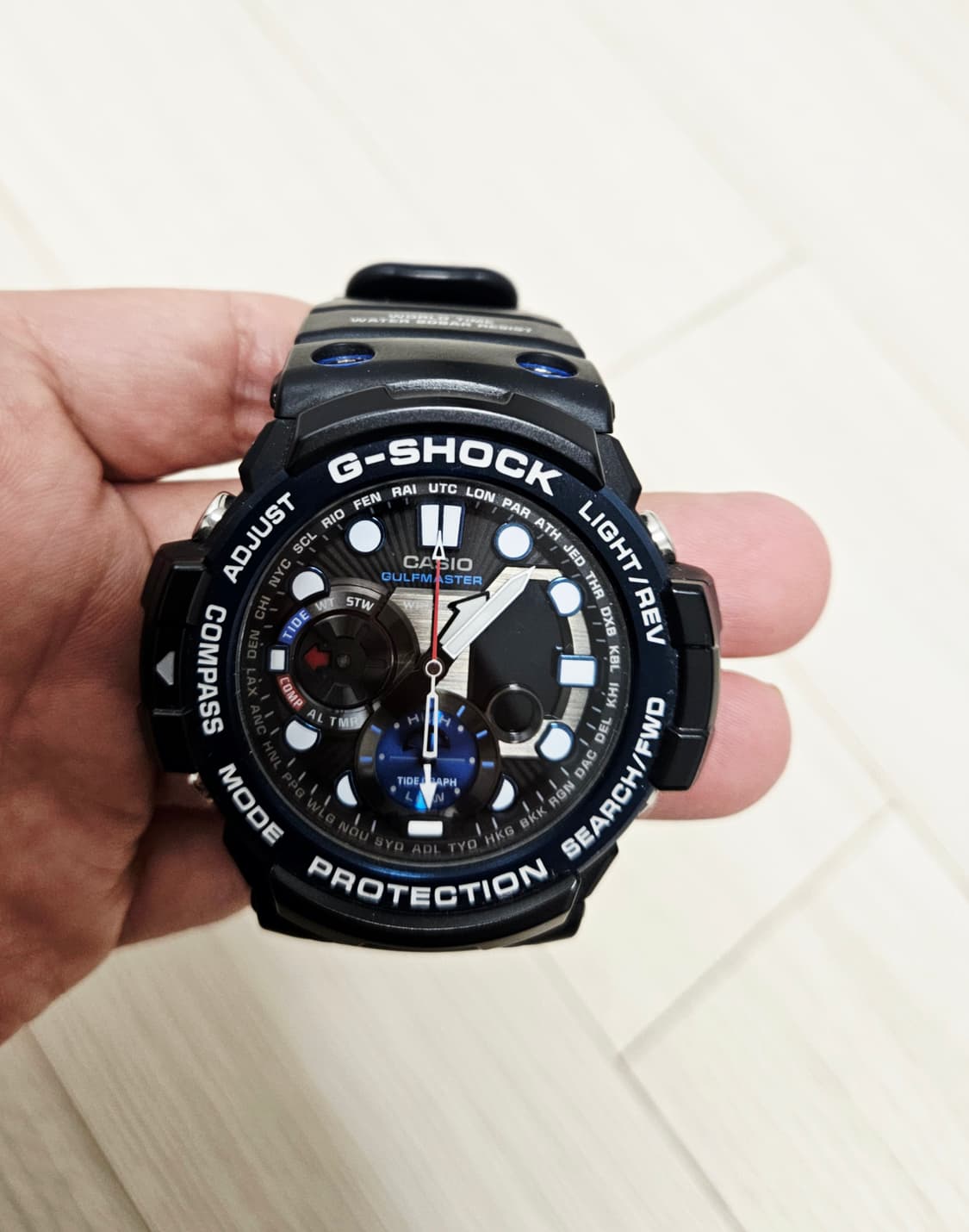 [OS] 지샥 걸프마스터 블랙/블루  GN-1000B 상품이미지4