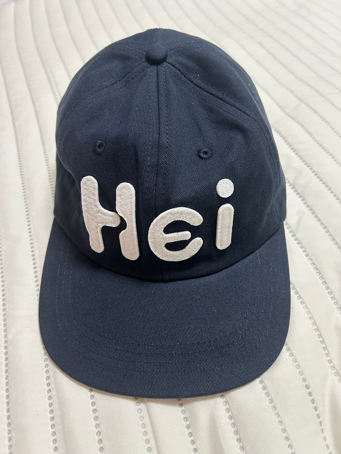 하이산 빅로고 펠트캡 다크네이비 상품이미지1